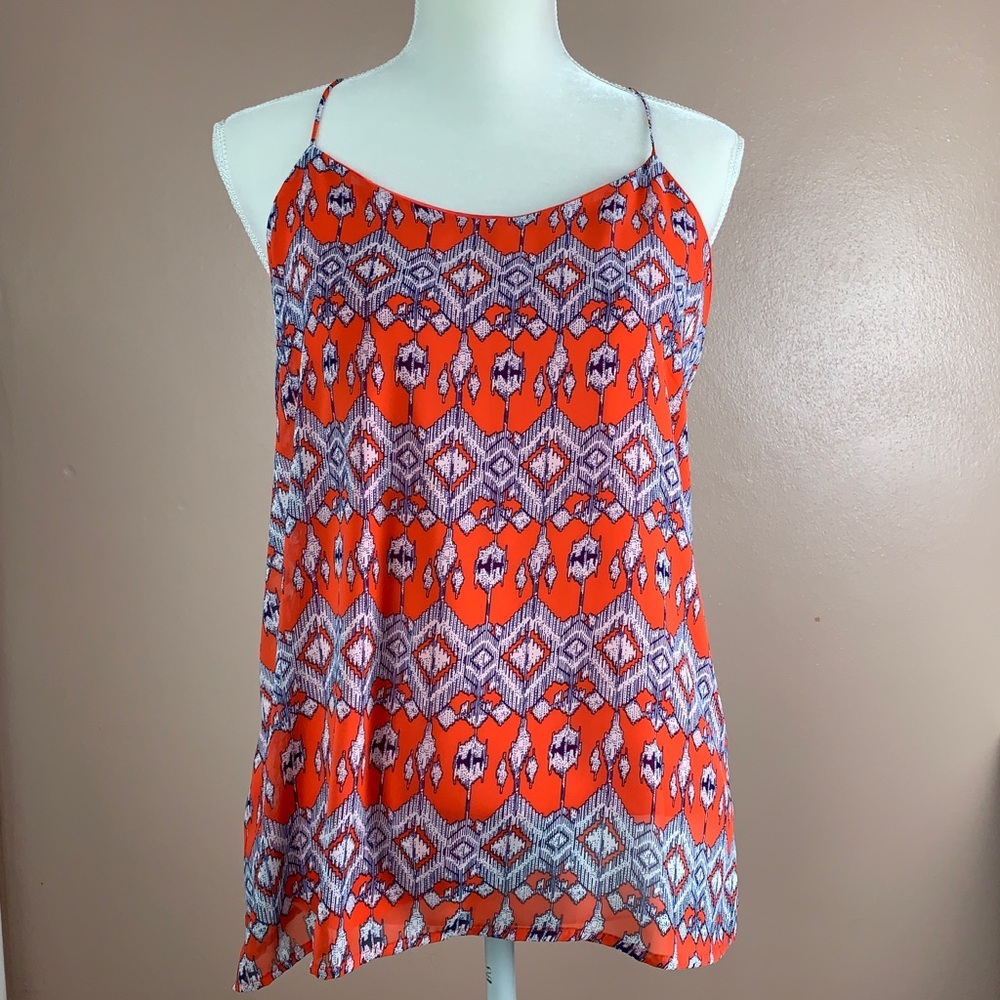 Honey punch women sleeveless top blouse small